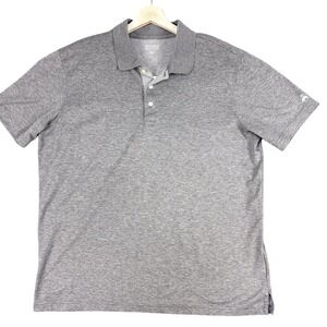 Brooks Brothers Polo Shirt Mens XL Gray Supima Cotton Tagless Casual Knit Office